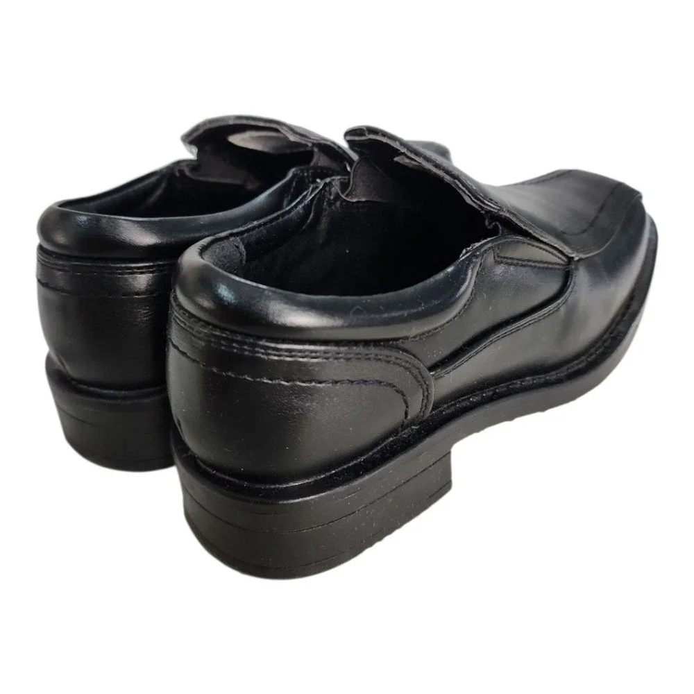 Bruno Marc Loafers Kids Size 12 Black Formal Wedding School Classic Comfort